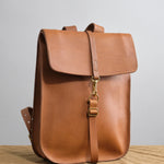 Postal Backpack #1 KikayNY in Tan