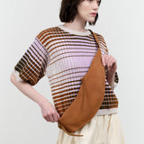 KikaNY Accessories Bags Sling Pouch in Tan Tan / 16" L X 5" D