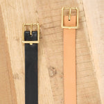 KikaNY Accessories Belts Square Buckle Belt in Black