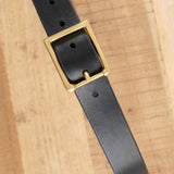 KikaNY Accessories Belts Square Buckle Belt in Black