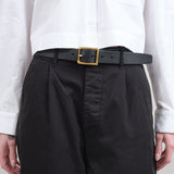 kikany Square Buckle Belt in Black