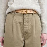 kika ny Square Buckle Belt in Tan