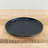Kinto Home Kitchen Dishware 10" Ceramic Lab Plate Black / 10" Dia X .75" H