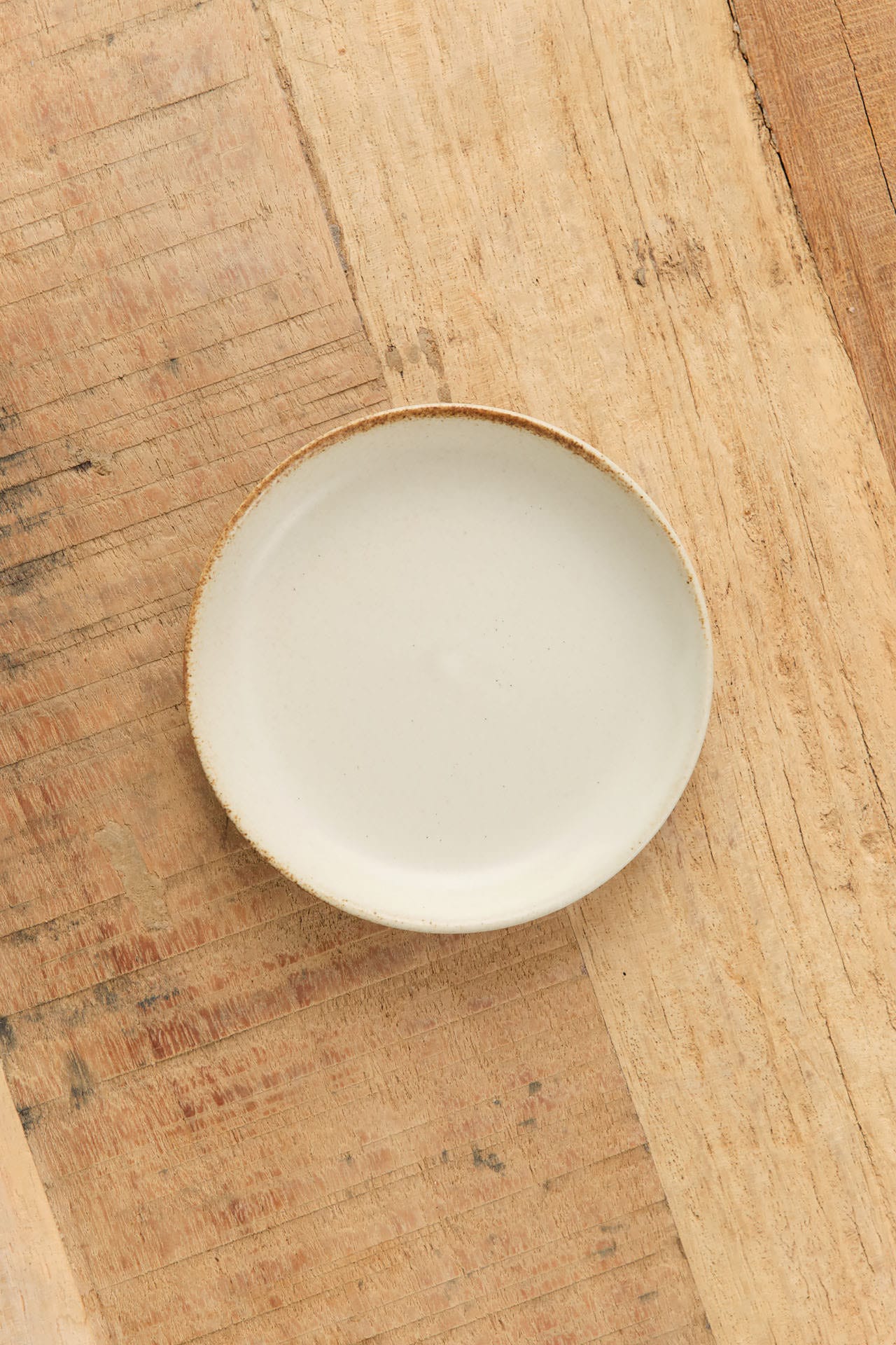Kinto Home Kitchen Serving 4" Ceramic Lab Plate White