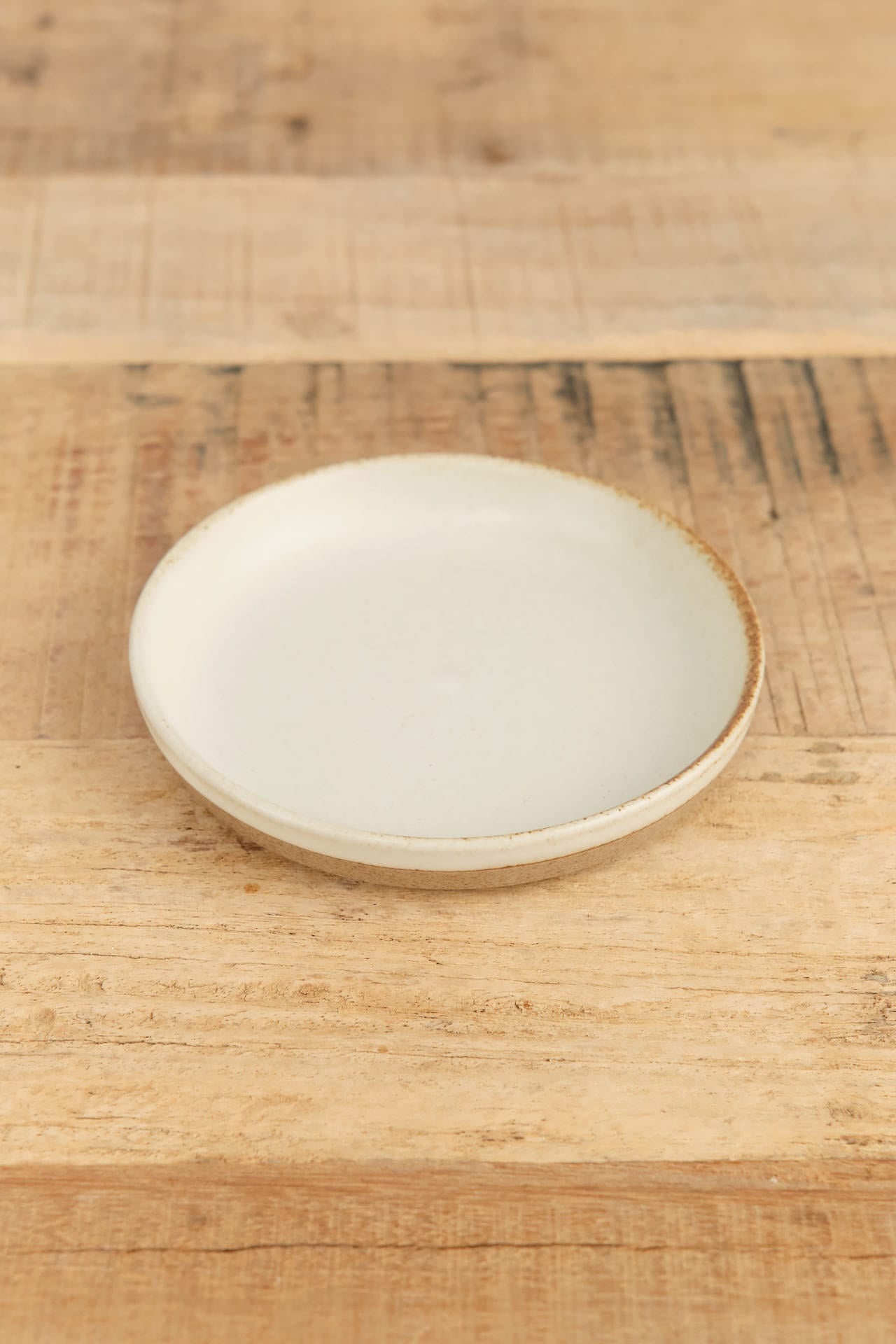 Kinto Home Kitchen Serving 4" Ceramic Lab Plate White