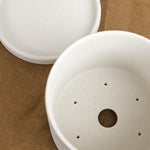 Porcelain Plant Pot with Drainage holes and saucer