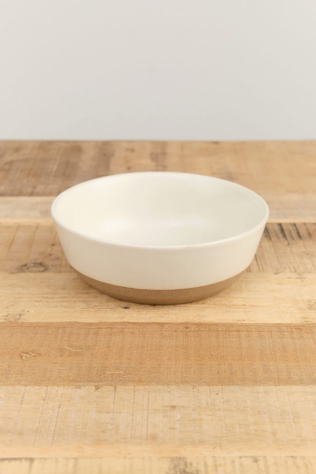 Kinto Home Kitchen Dishware 7" Ceramic Lab Bowl White / 7.25" Dia X 2.5" H