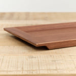 Kinto Home Kitchen Serving Sepia Nonslip Tray Walnut / 16.75" L X 8.5" W X 0.75" D