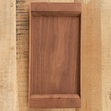 Kinto Home Kitchen Serving Small Sepia Nonslip Tray Walnut