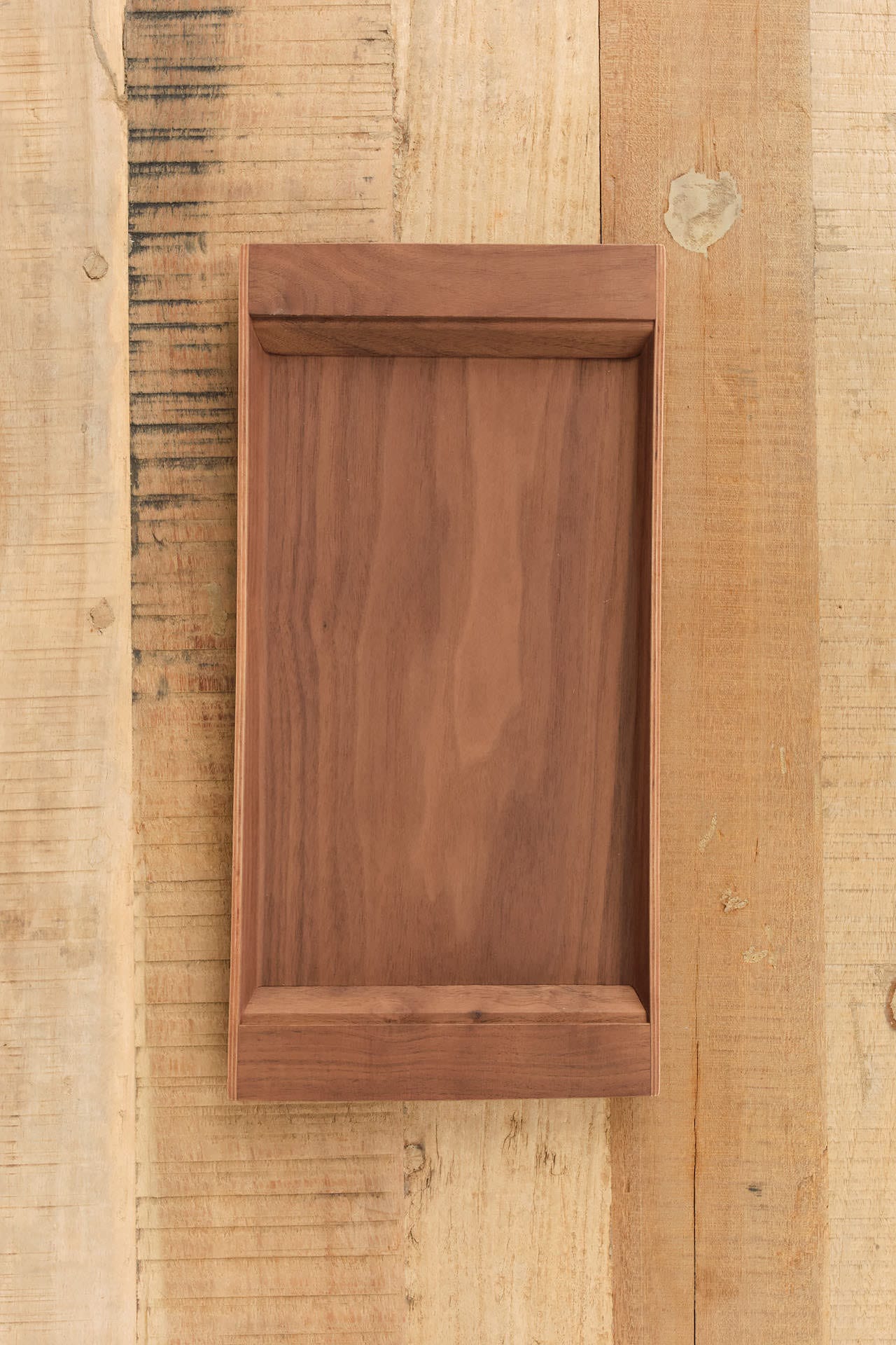 Kinto Home Kitchen Serving Small Sepia Nonslip Tray Walnut