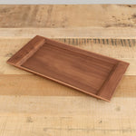 Kinto Home Kitchen Serving Small Sepia Nonslip Tray Walnut