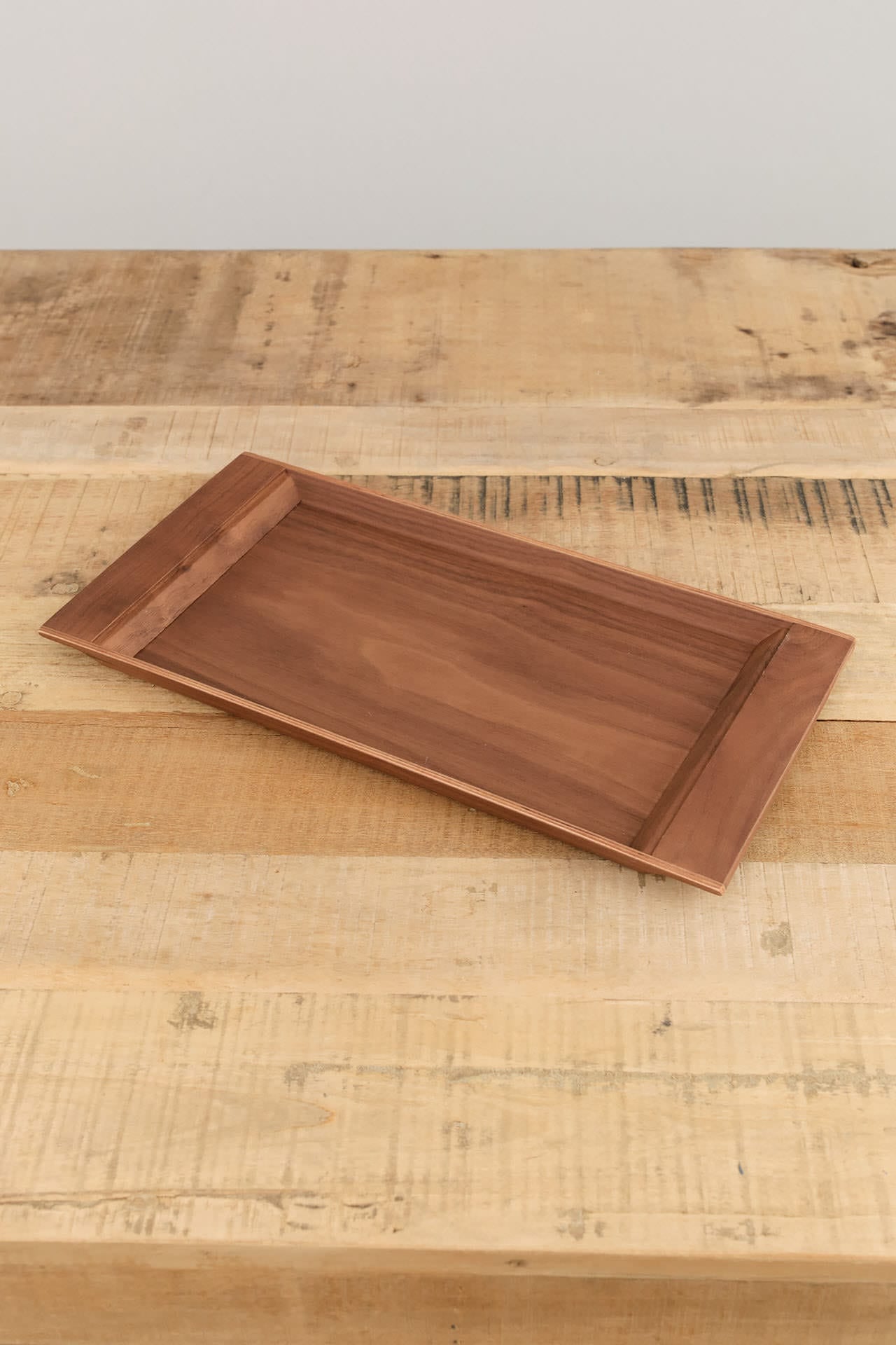 Kinto Home Kitchen Serving Small Sepia Nonslip Tray Walnut