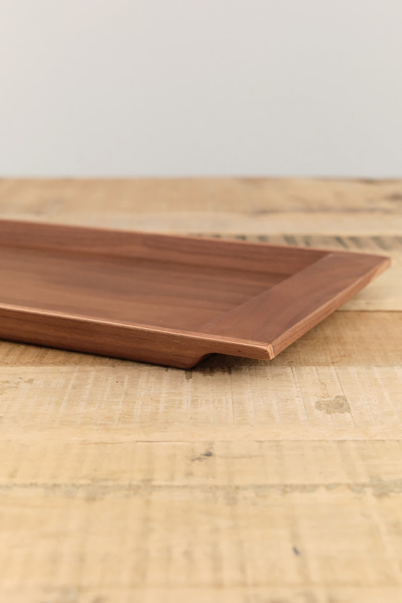 Kinto Home Kitchen Serving Small Sepia Nonslip Tray Walnut