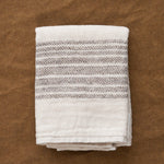 Kontex Home Bath Textiles Flax Line Washcloth Brown-Beige / 13.25" X 13.25"