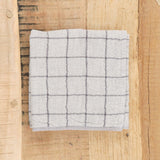 Kontex Home Bath Textiles Graph Washcloth Earl Grey / 13" L X 13" W