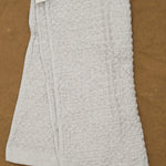Lattice Cotton/Linen Hand Towel in Ice Grey