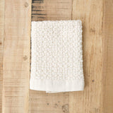 Lattice Linen Washcloth