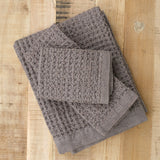 Kontex Lattice Washcloth in Brown