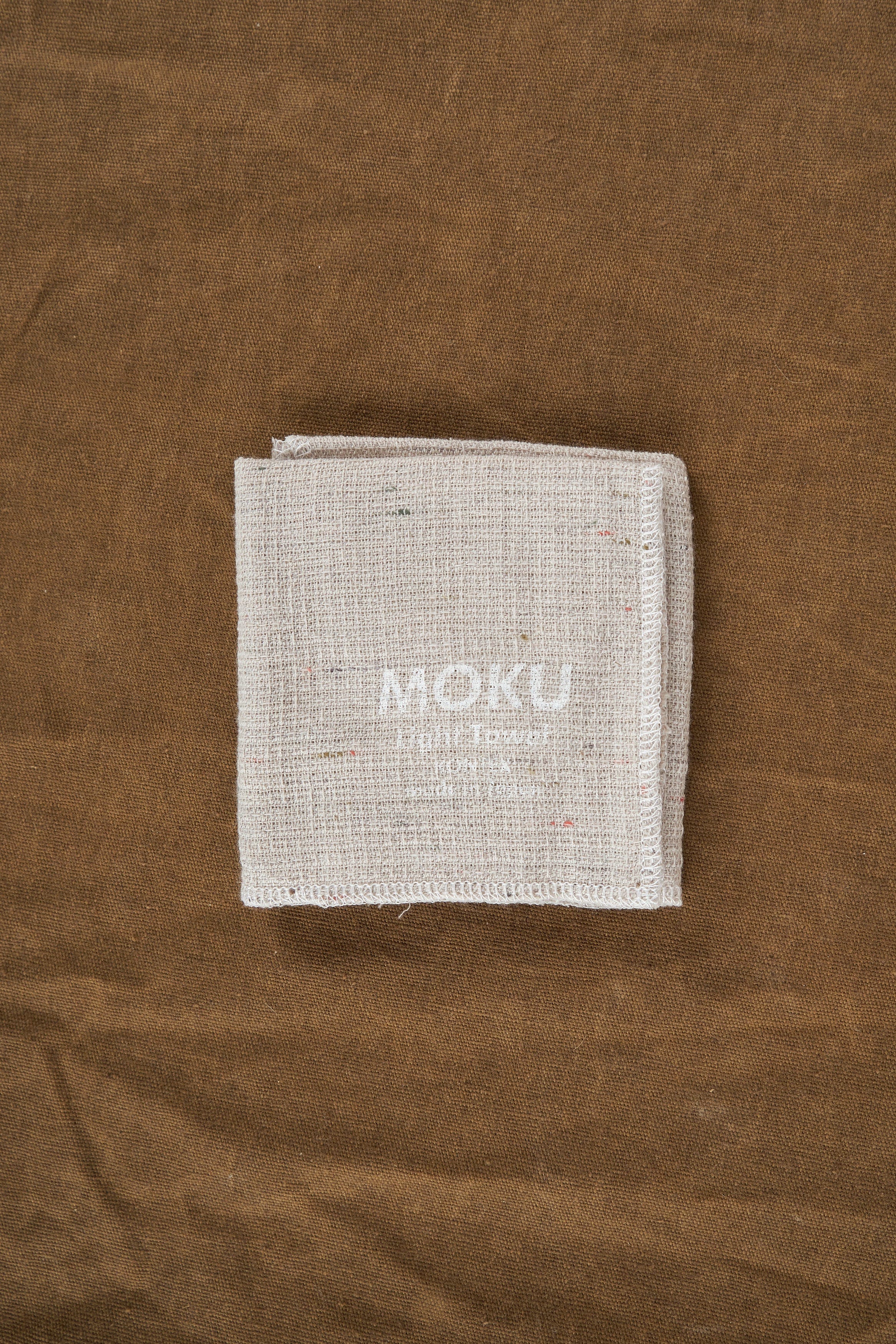 Kontex Home Bath Textiles Moku Light Washcloth Almond / 11.25" L X 11.25" W