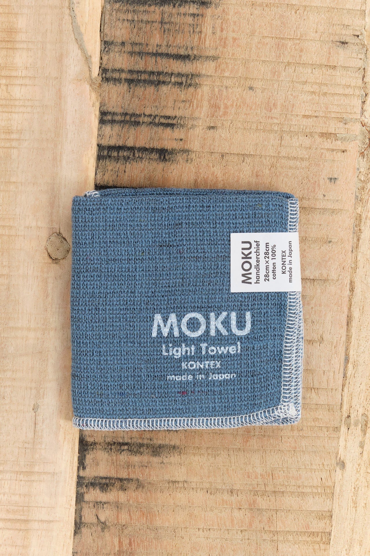 Kontex Home Bath Textiles Moku Light Washcloth in Turquoise Blue Turquoise Blue / 11.25" L X 11.25" W