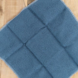 Kontex Home Bath Textiles Moku Light Washcloth in Turquoise Blue Turquoise Blue / 11.25" L X 11.25" W