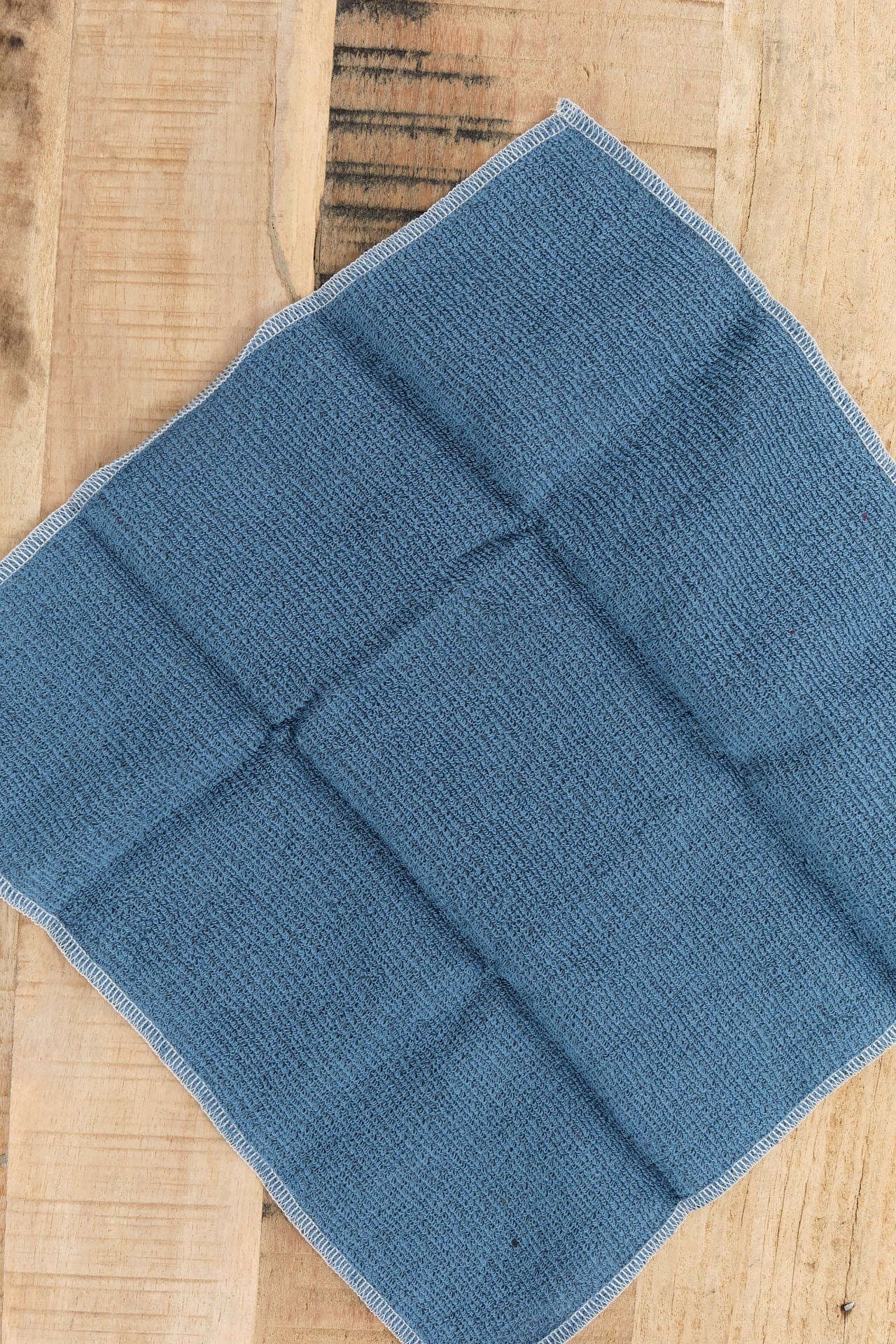 Kontex Home Bath Textiles Moku Light Washcloth in Turquoise Blue Turquoise Blue / 11.25" L X 11.25" W