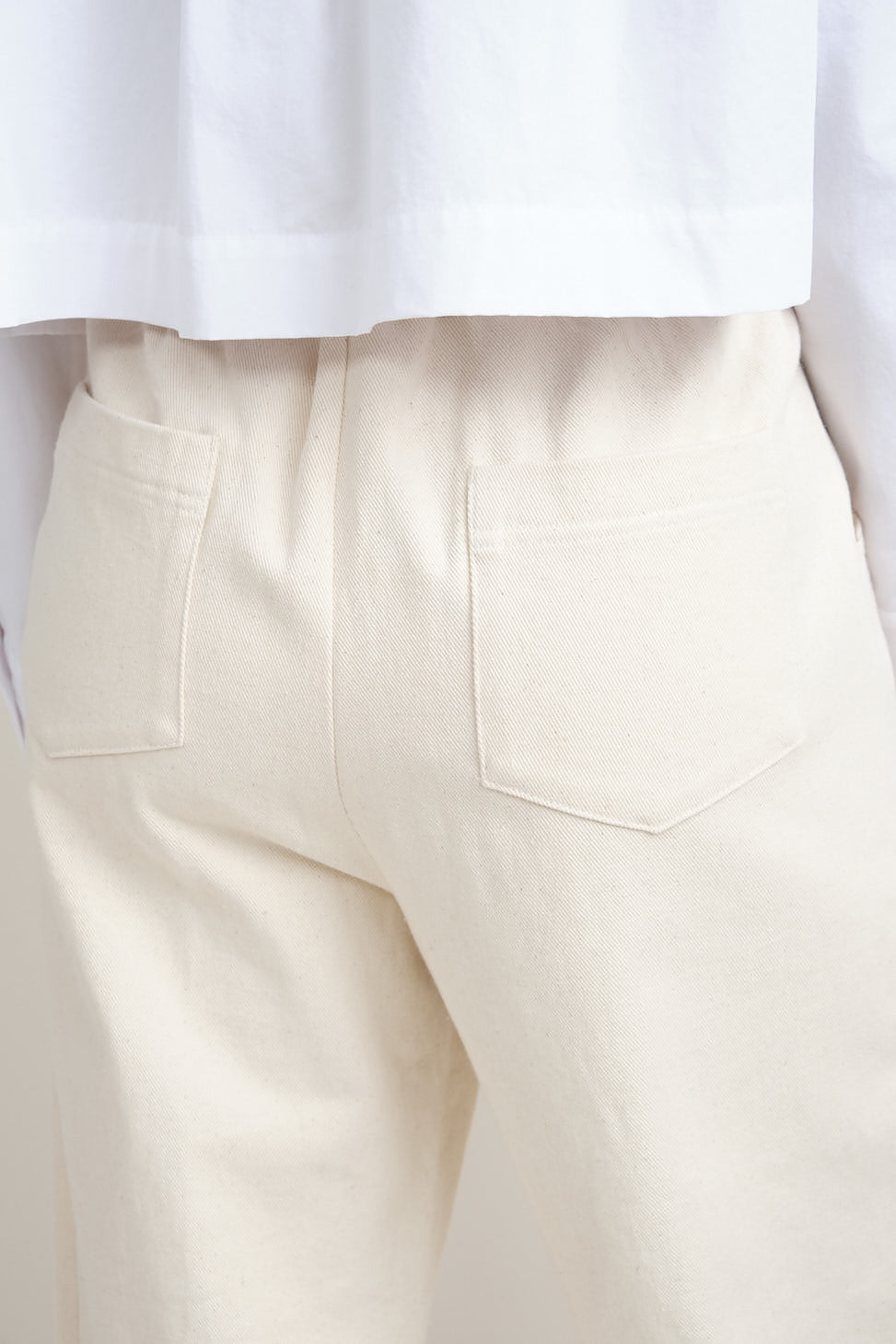 Back pockets on Signature Curve Legged Trouser