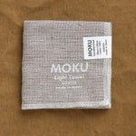 Moku Linen Washcloth in Grey