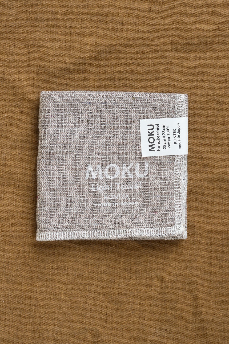 Moku Linen Washcloth in Grey