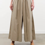 Kowtow Apparel Womens Pants Athena Pant in Double Pinstripe