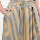 Kowtow Apparel Womens Pants Athena Pant in Double Pinstripe