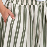 Forest Stripe Athena Pant by Kowtow