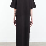 Back view of Boxy T-Shirt Dress in Black