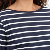 Navy Breton Stripes Breton Top by Kowtow