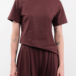Kowtow Apparel Womens Tees Classic Tee in Mahogany