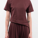 Kowtow Apparel Womens Tees Classic Tee in Mahogany