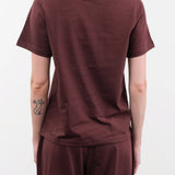 Kowtow Apparel Womens Tees Classic Tee in Mahogany