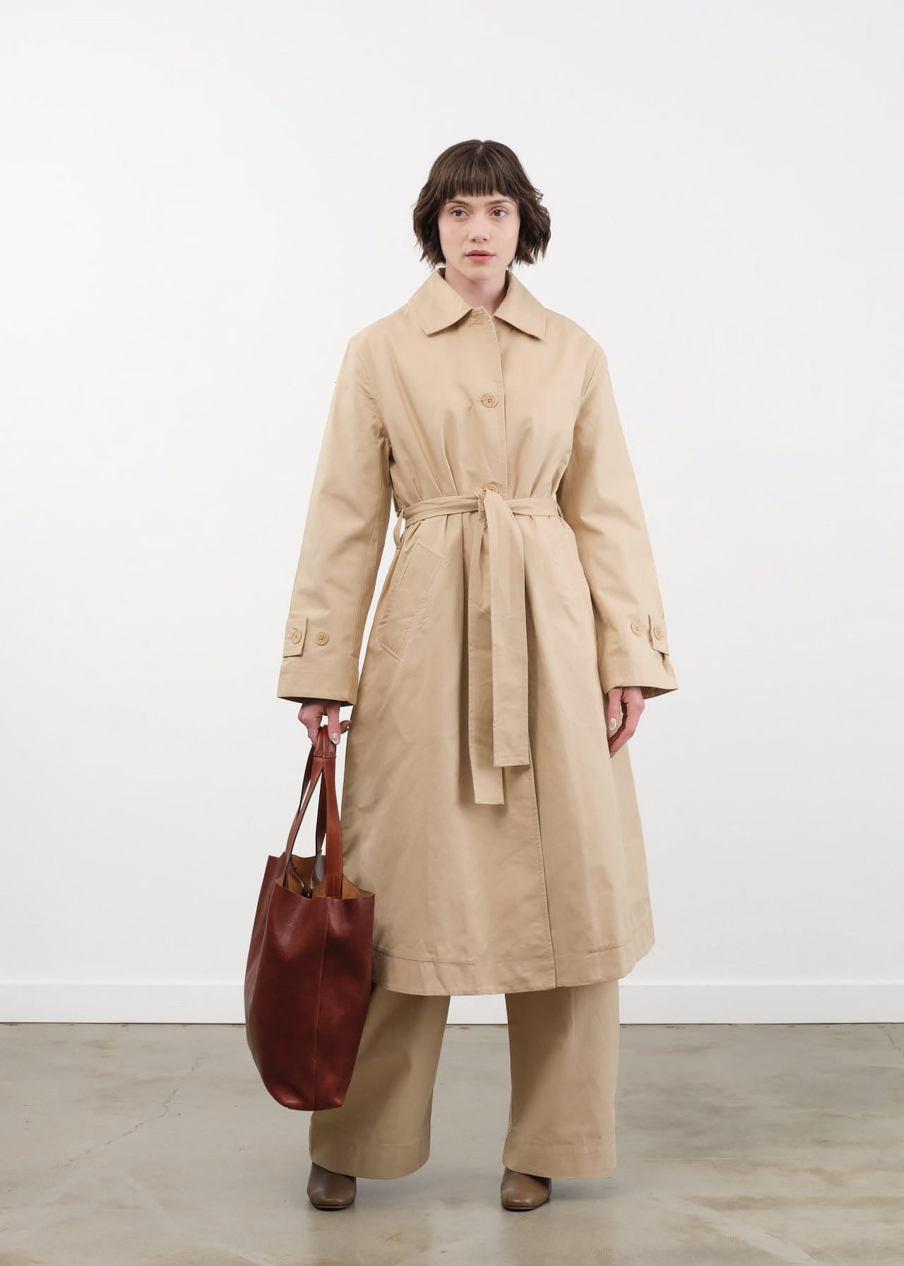 Kowtow Apparel Womens Outerwear Cleo Trench