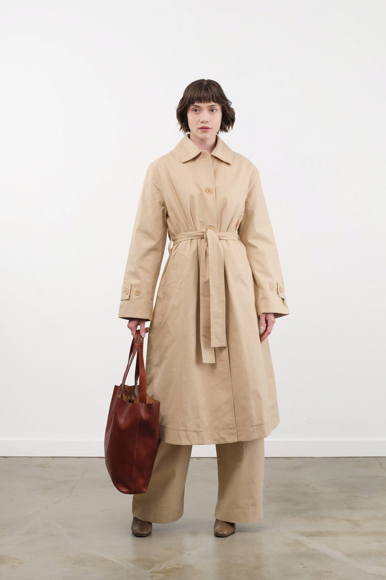 Kowtow Apparel Womens Outerwear Cleo Trench