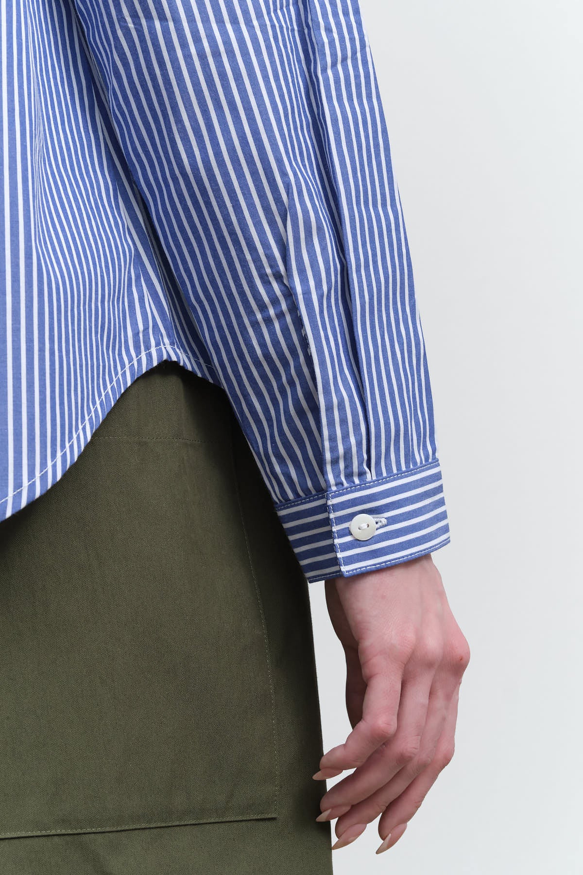 Sleeve and hem view of Daily Shirt