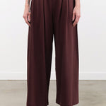 Kowtow Apparel Womens Pants Drape Pant in Mahogany