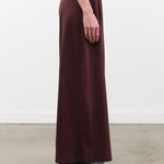 Kowtow Apparel Womens Pants Drape Pant in Mahogany