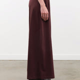 Kowtow Apparel Womens Pants Drape Pant in Mahogany
