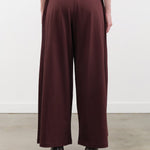 Kowtow Apparel Womens Pants Drape Pant in Mahogany