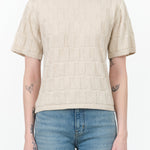 Etch Tee by Kowtow in Light Marle