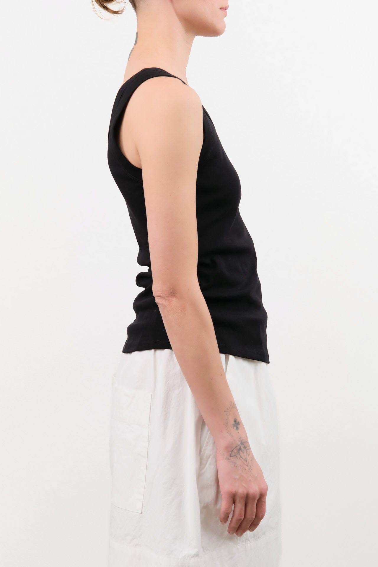 Kowtow Apparel Womens Tees Everyday Singlet in Black
