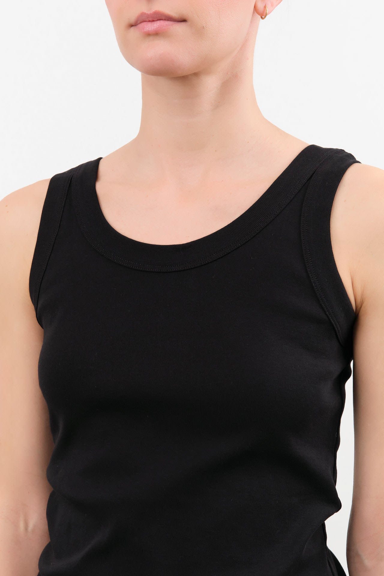 Kowtow Apparel Womens Tees Everyday Singlet in Black