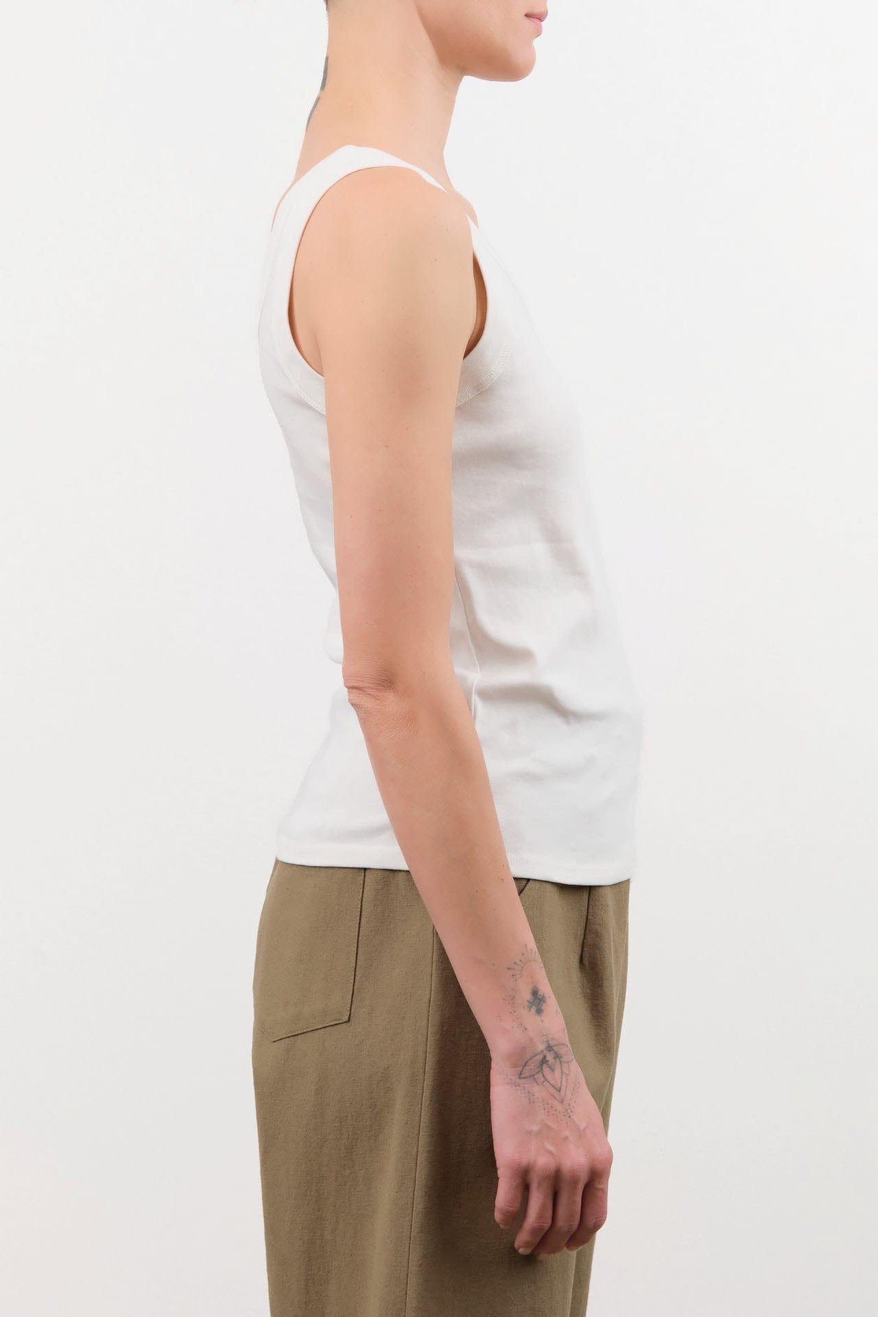 Kowtow Apparel Womens Tees Everyday Singlet in White