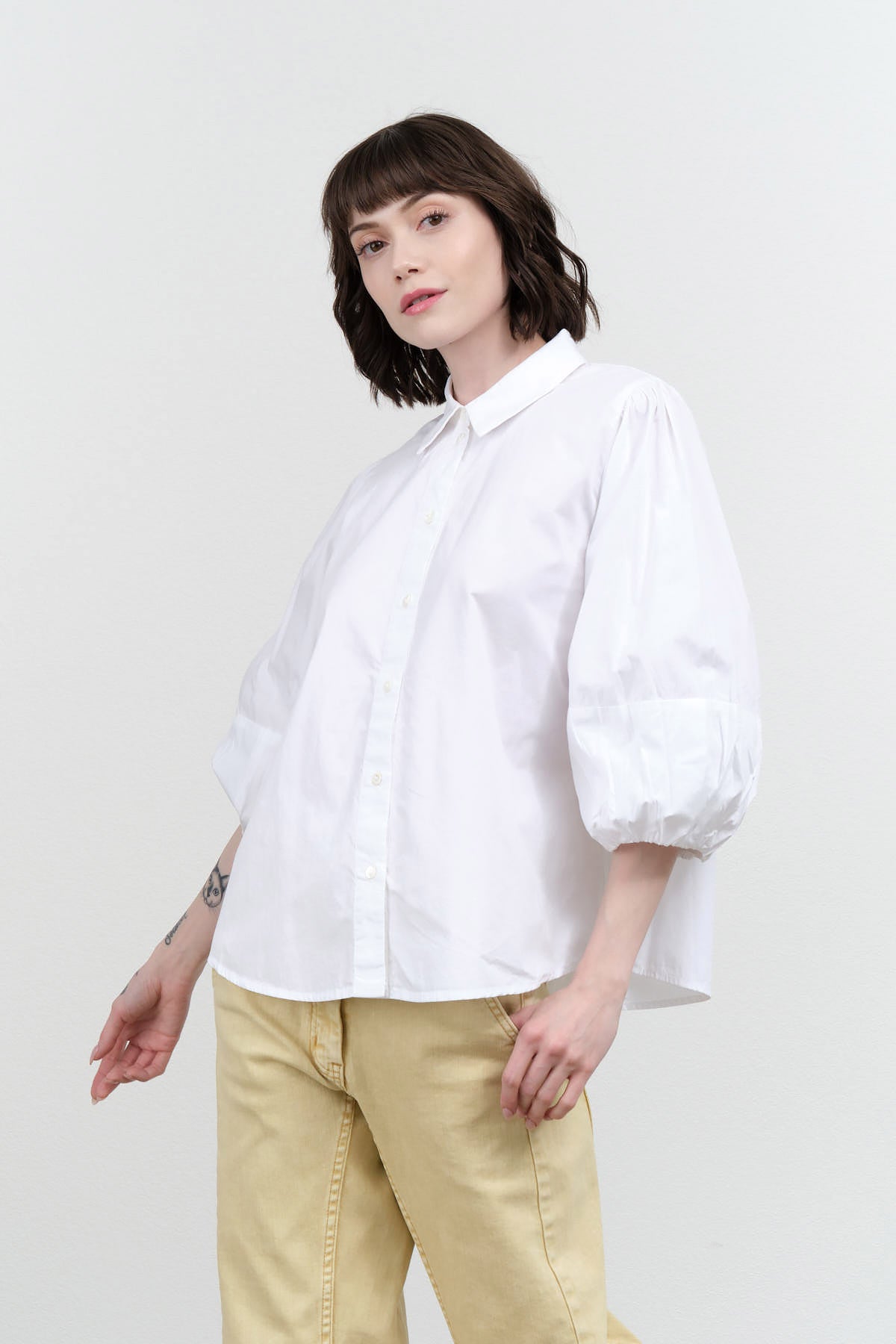 Kowtow Joan Shirt in White