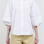 Joan Shirt in White by Kowtow